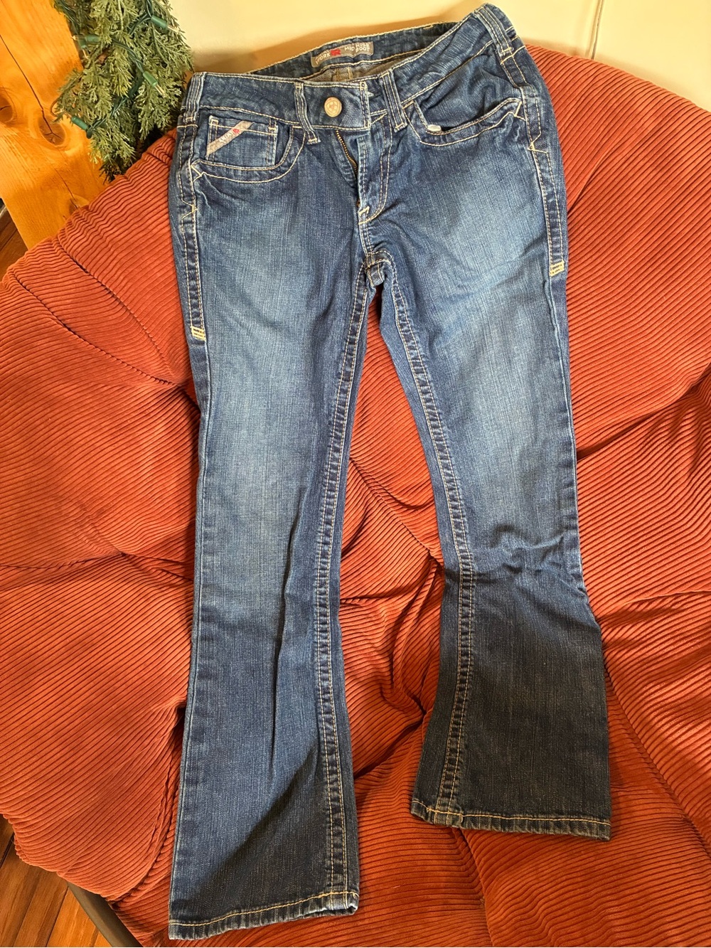 Ariat Blue Denim Flare Jeans